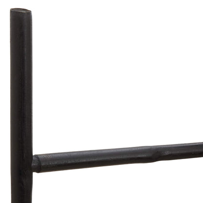 Blanket Ladder Black 40 x 150 cm Bamboo