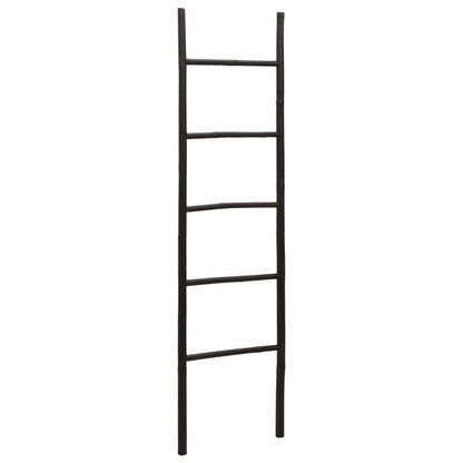 Blanket Ladder Black 40 x 150 cm Bamboo