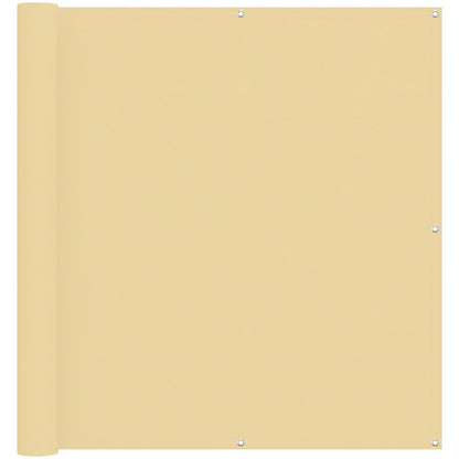 Balcony Screen Sand 110 x 600 cm Oxford Fabric