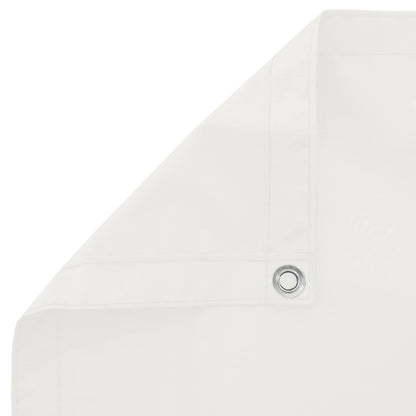 Balcony Screen White 100 x 500 cm Oxford Fabric