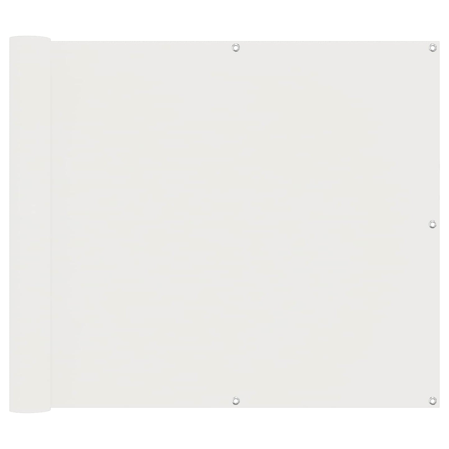Balcony Screen White 100 x 500 cm Oxford Fabric