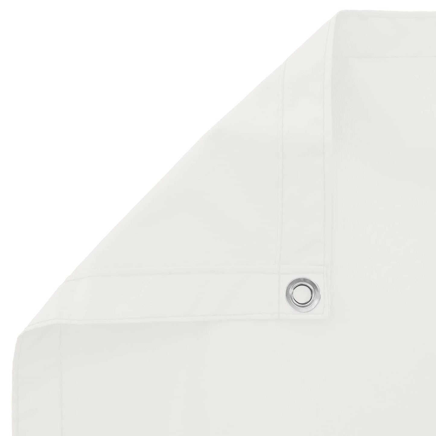 Balcony Screen White 100 x 600 cm Oxford Fabric