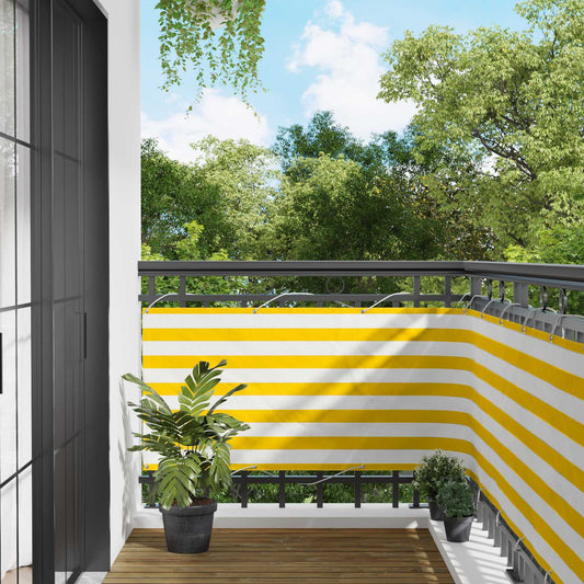 Balcony Screen 75 x 200 cm Oxford Fabric Rectangular