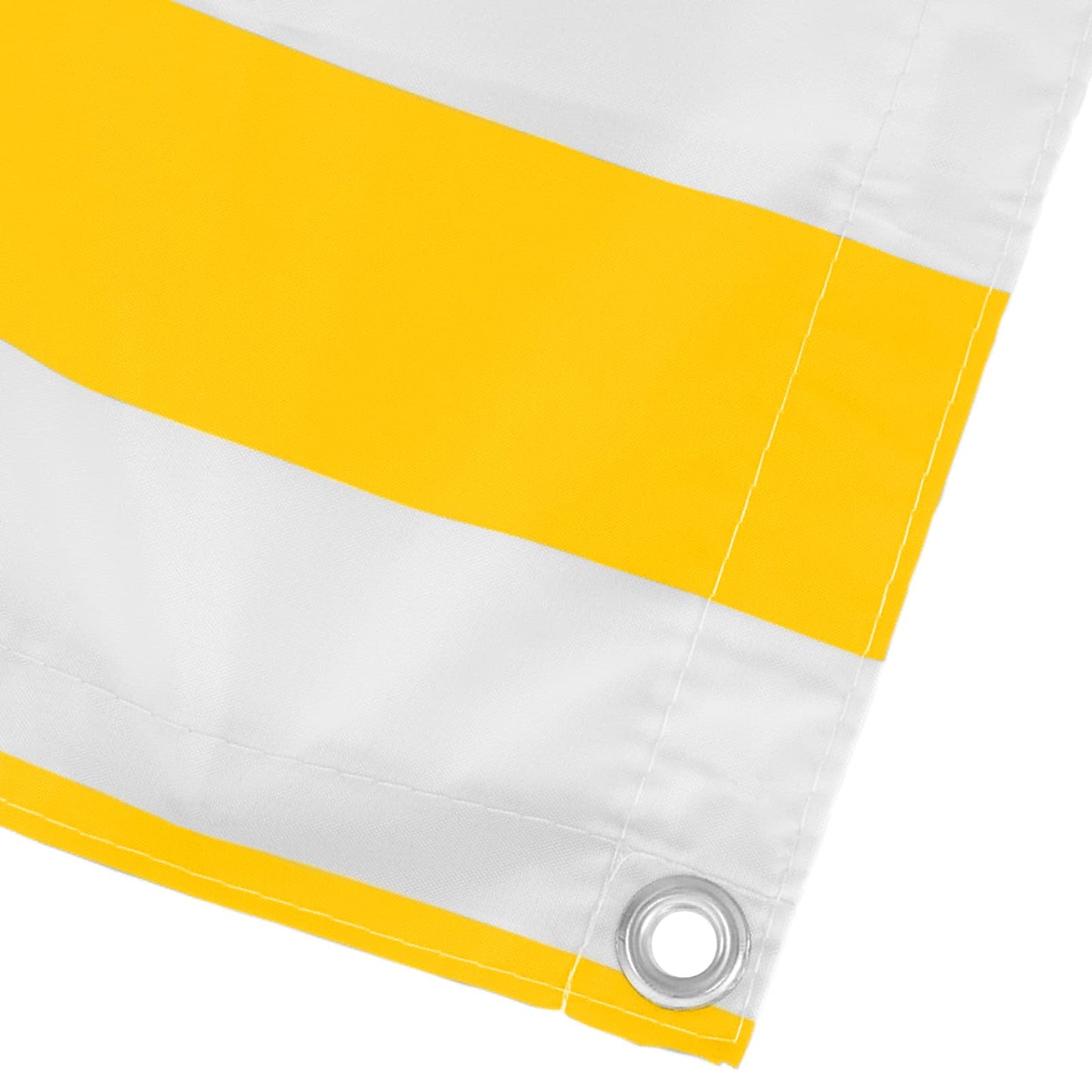 Balcony Screen Yellow and White 120 x 200 cm