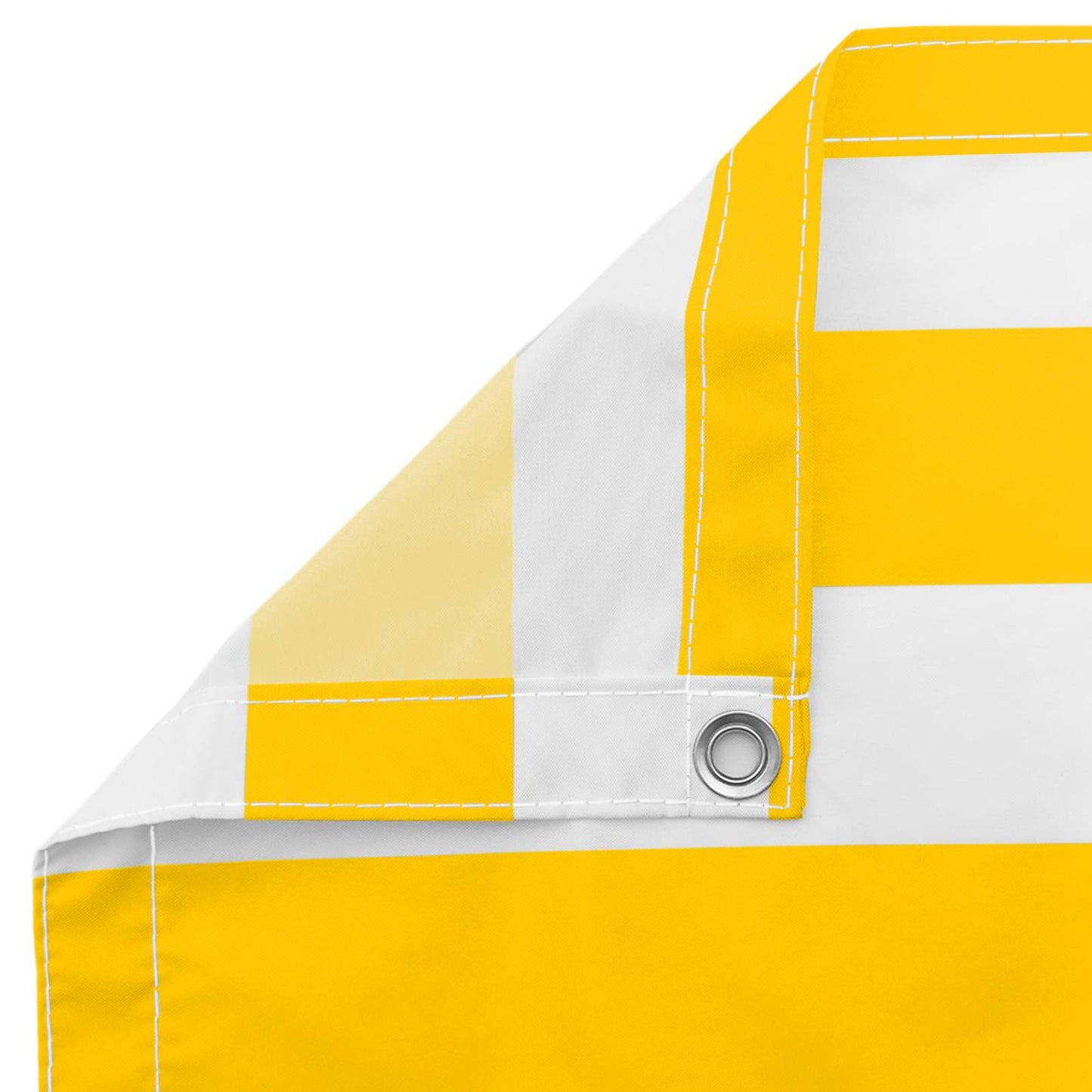 Balcony Screen Yellow and White 120 x 200 cm