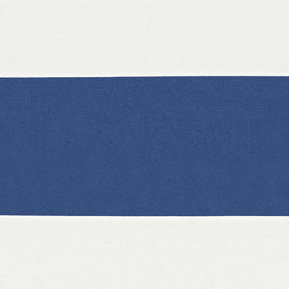 Balcony Screen Blue and White 110 x 500 cm Oxford Fabric