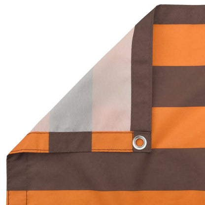 Balcony Screen Orange and Brown 75 x 200 cm