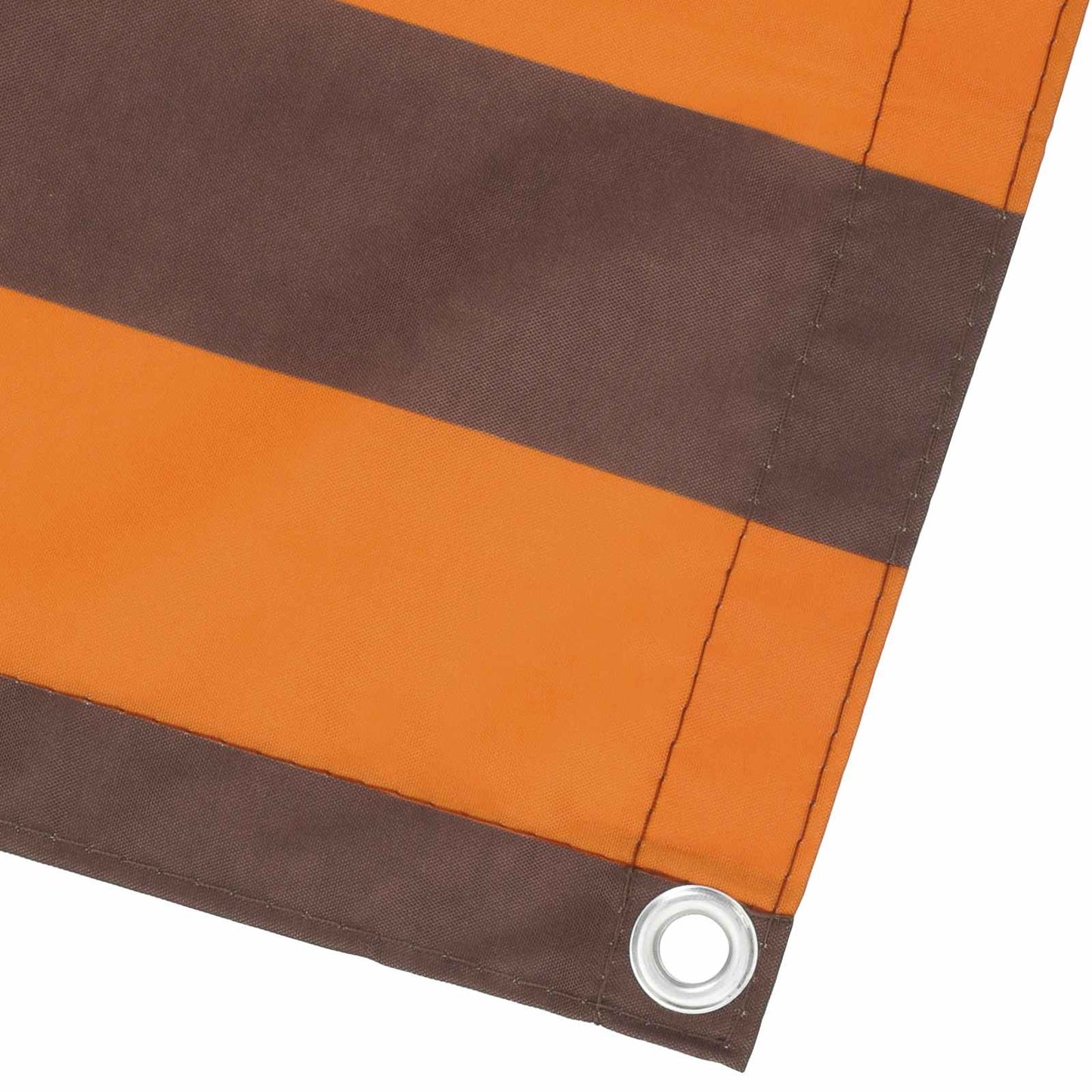 Balcony Screen Orange and Brown 100 x 300 cm Oxford Fabric
