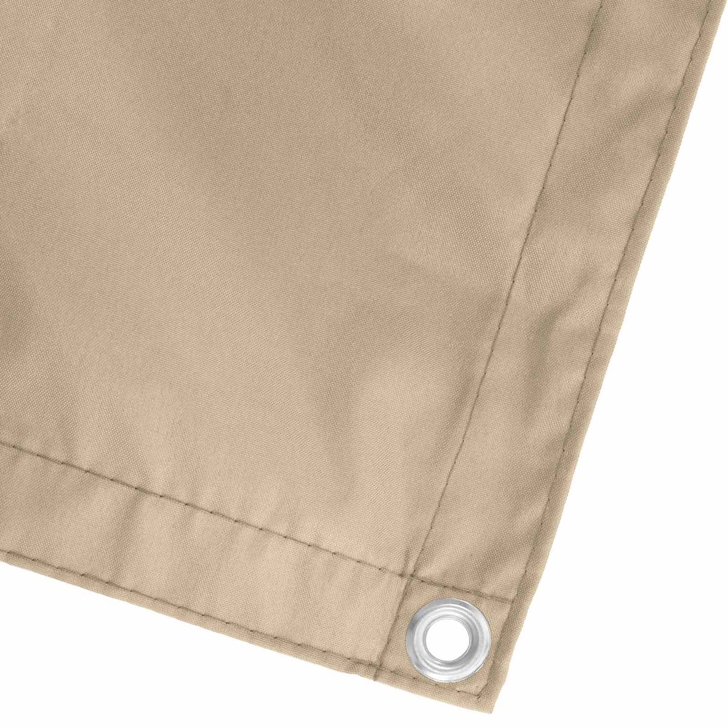 Balcony Screen Beige 75 x 200 cm PU coated oxford alu