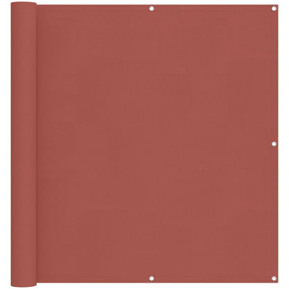 Balcony Screen Terracotta 110 x 300 cm Oxford Fabric