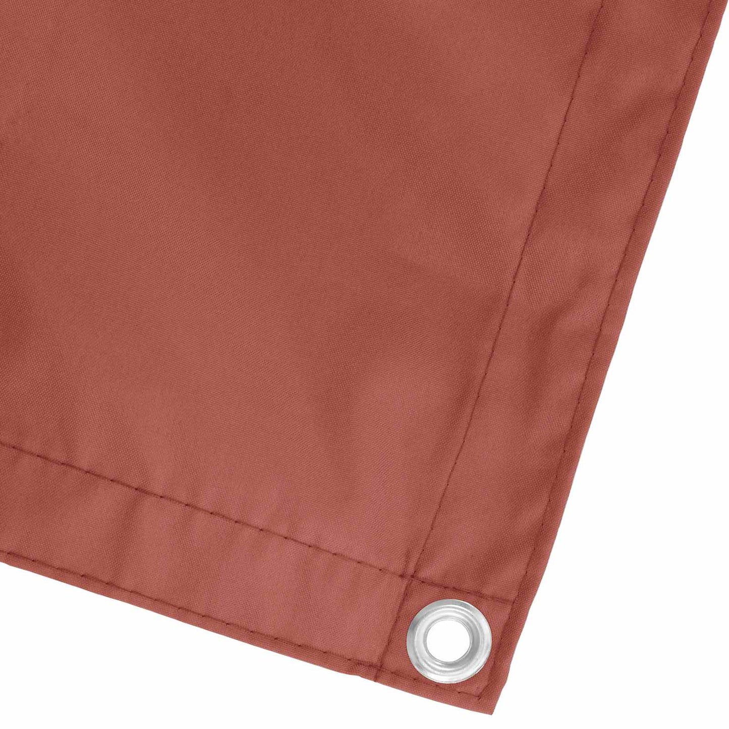 Balcony Screen Terracotta 110 x 700 cm Oxford Fabric