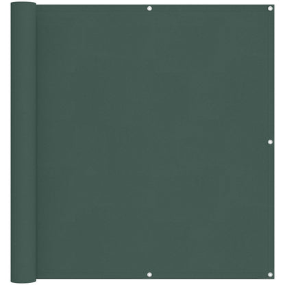 Balcony Screen Dark Green 110 x 300 cm Oxford Fabric