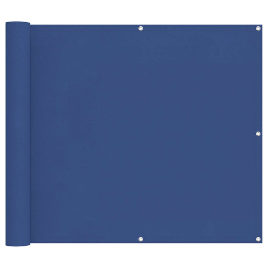 Balcony Screen 100 x 300 cm Oxford Fabric Rectangular Blue