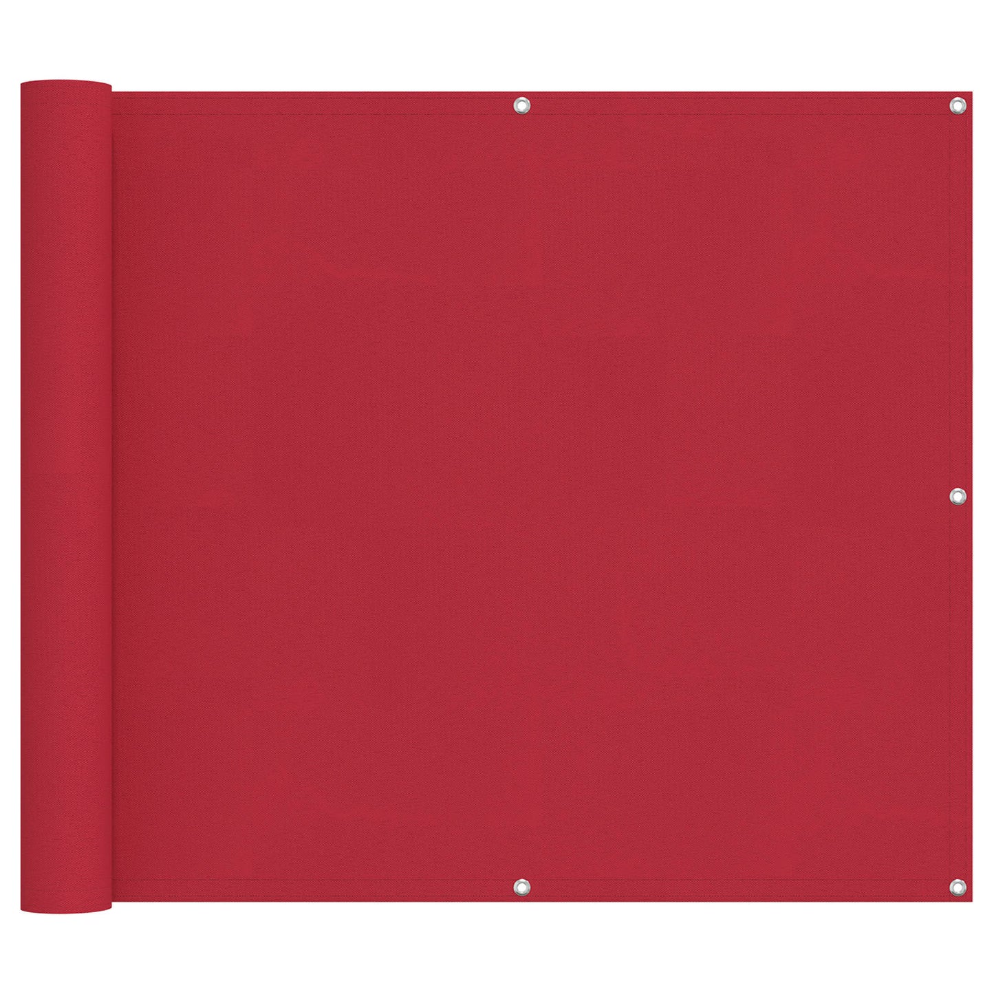 Balcony Screen Red 100 x 600 cm Oxford Fabric