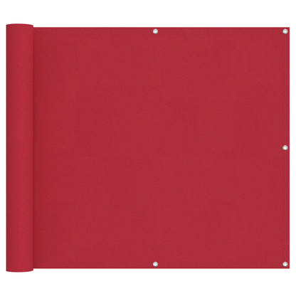 Balcony Screen Red 100 x 1000 cm Oxford Fabric