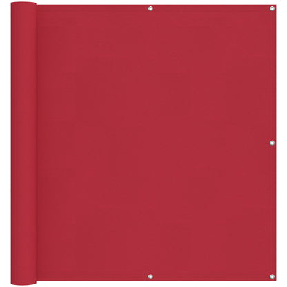 Balcony Screen Red 110 x 300 cm Oxford Fabric