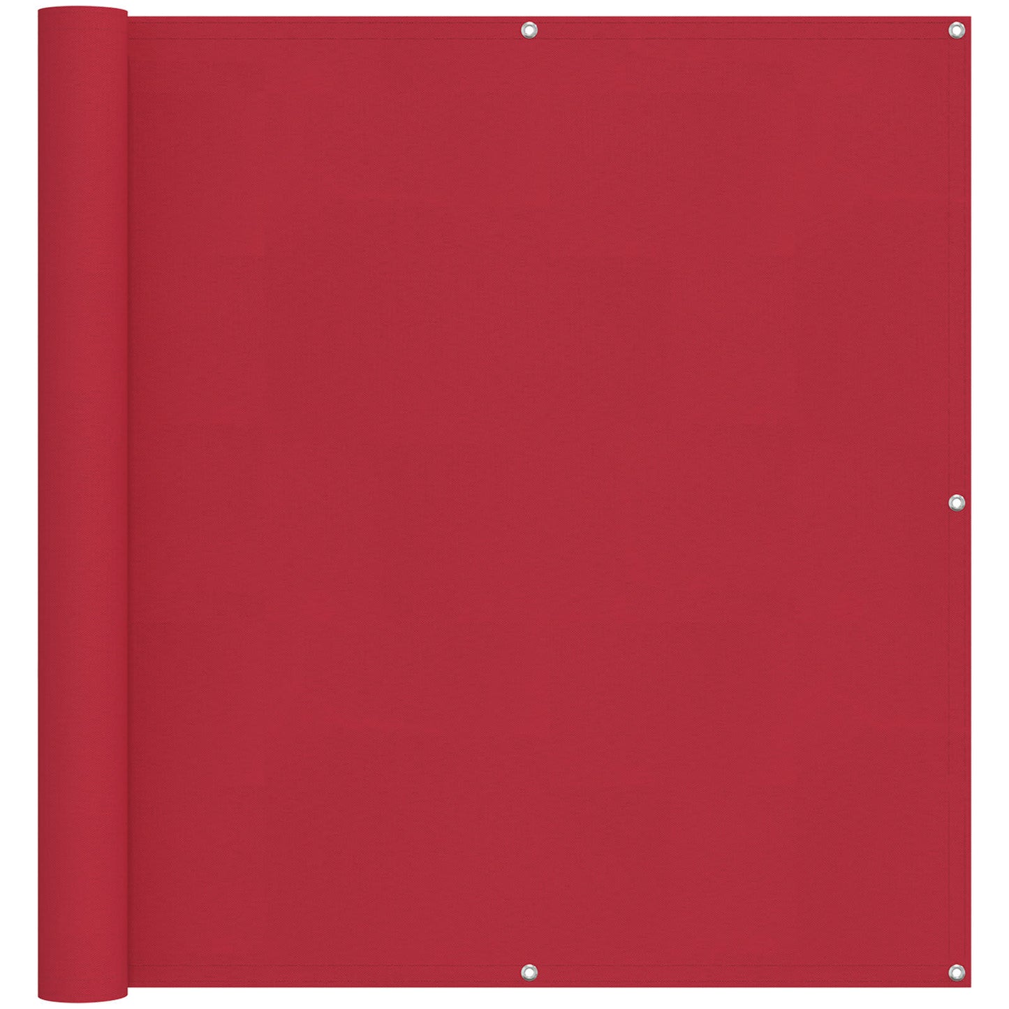 Balcony Screen Red 110 x 500 cm Oxford Fabric