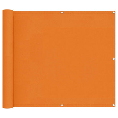 Balcony Screen Orange 90 x 200 cm Oxford Fabric