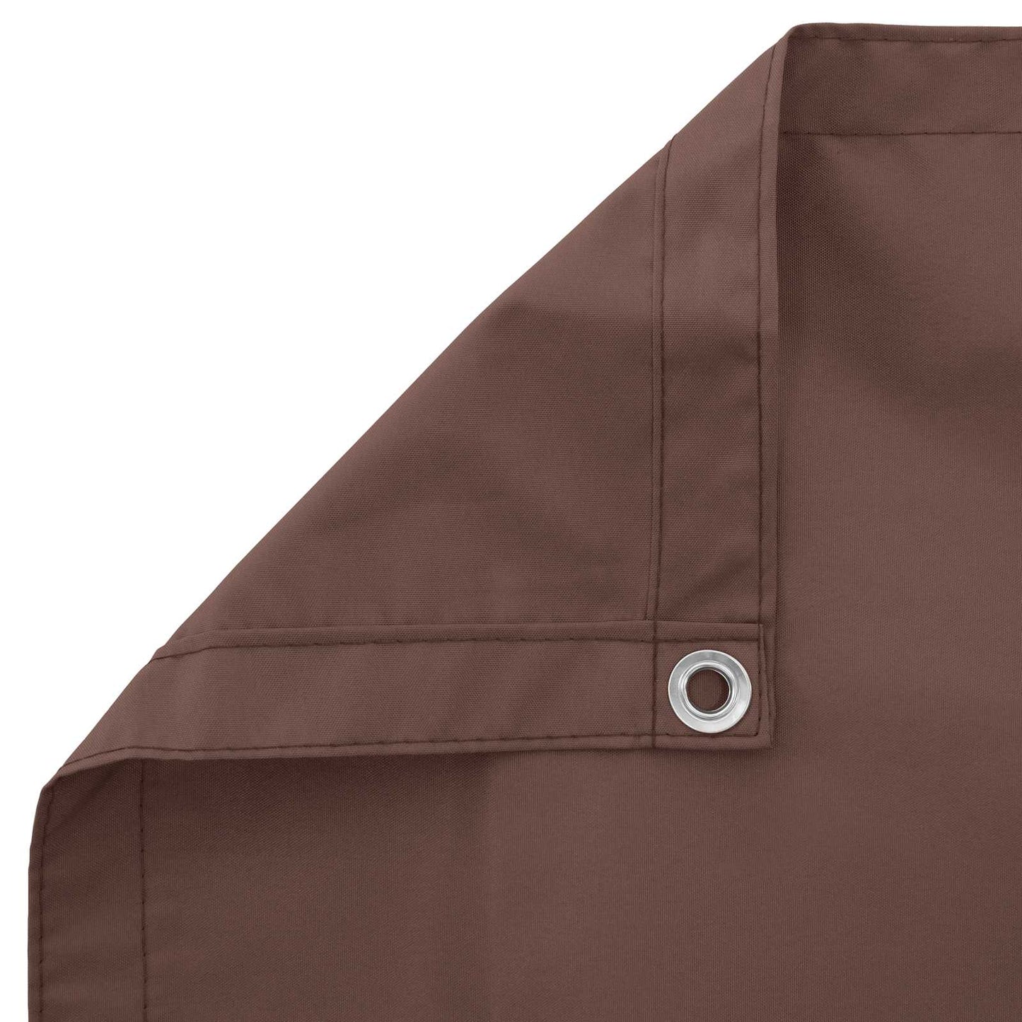Balcony Screen Brown 90 x 200 cm Oxford Fabric