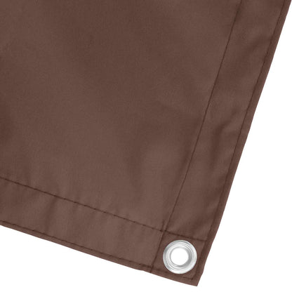 Balcony Screen Brown 100 x 1000 cm Oxford Fabric