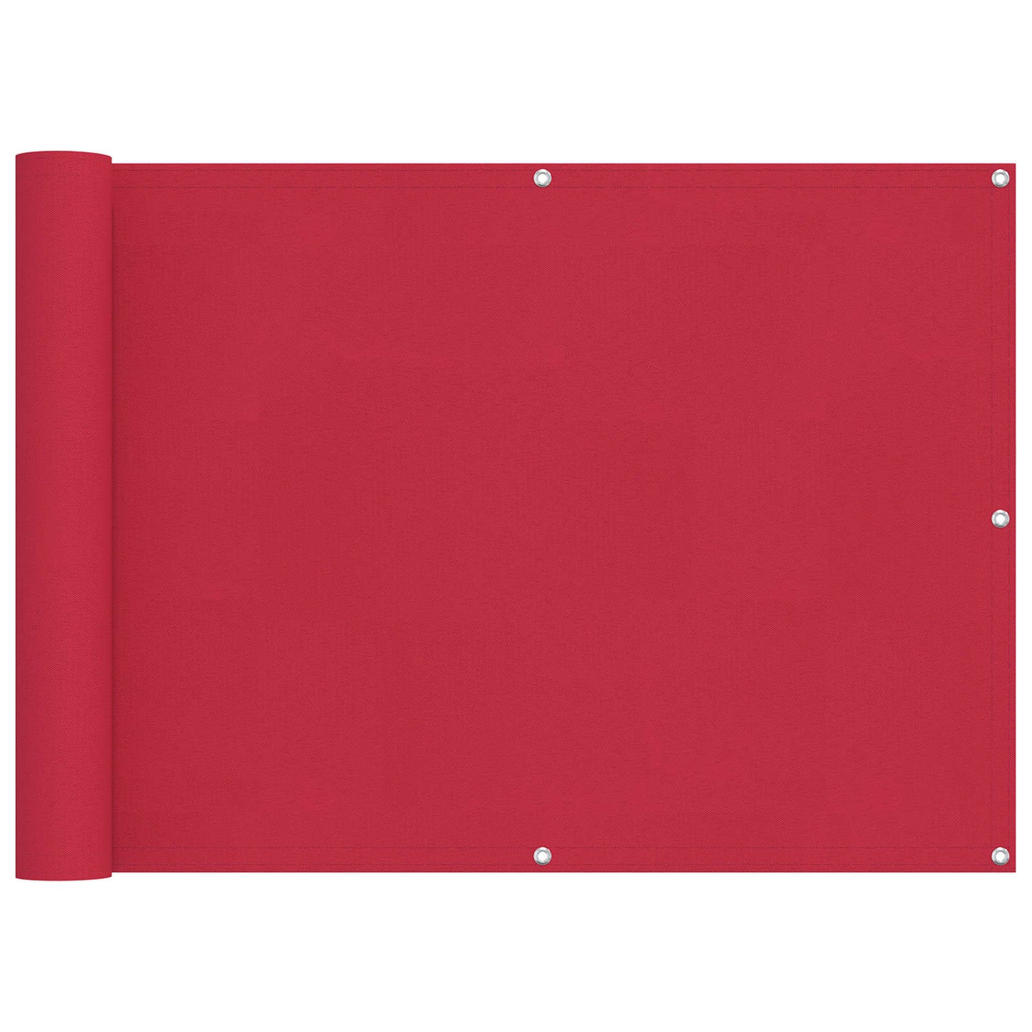 Balcony Screen Burgundy 75 x 700 cm PU coated oxford alu
