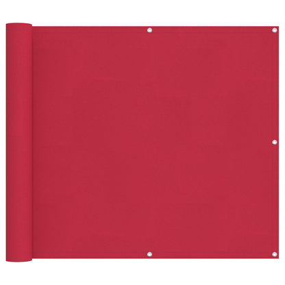 Balcony Screen Burgundy 90 x 400 cm PU coated oxford alu