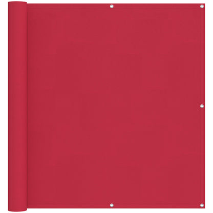 Balcony Screen Burgundy 120 x 400 cm PU coated oxford alu