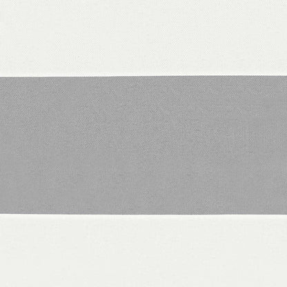 Balcony Screen Light Grey and White 100 x 400 cm Oxford Fabric