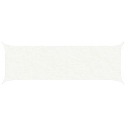 Sun Shade Sail White 6 x 2 m 100% Polyester Oxford