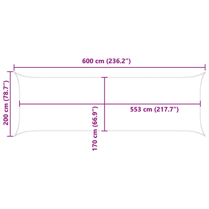 Sun Shade Sail PU coated oxford