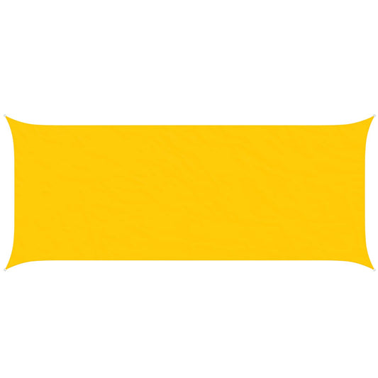 Sun Shade Sail Yellow 6 x 2.5 m 100% Polyester Oxford