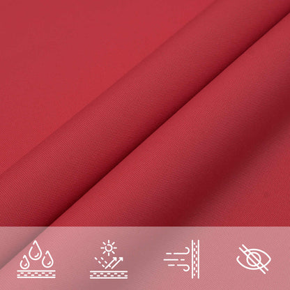 Sun Shade Sail Red 6 x 2.5 m 100% Polyester Oxford