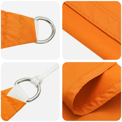 Sun Shade Sail Orange 6 x 2 m 100% Polyester Oxford