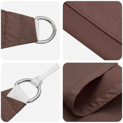 Sun Shade Sail Brown 6 x 2 m 100% Polyester Oxford