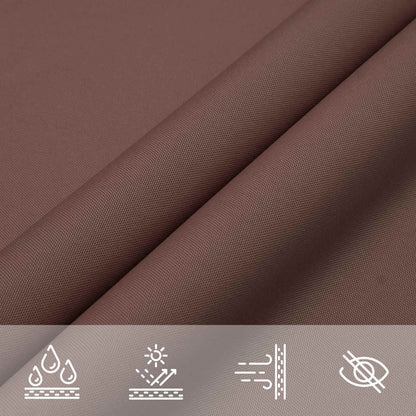 Sun Shade Sail Brown 6 x 2 m 100% Polyester Oxford
