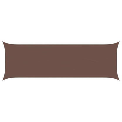 Sun Shade Sail Brown 6 x 2 m 100% Polyester Oxford