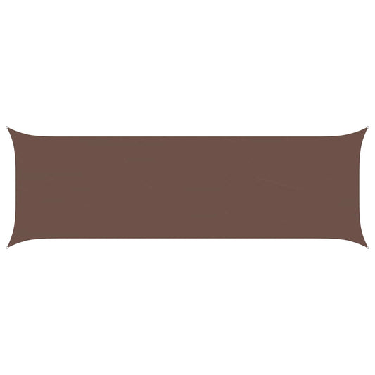 Sun Shade Sail Brown 6 x 2 m 100% Polyester Oxford