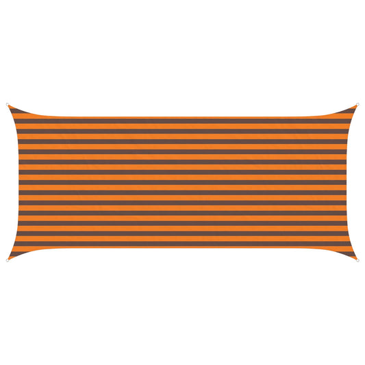 Sun Shade Sail Orange and Brown 4,5 x 2 m 100% Polyester Oxford