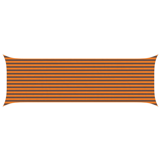 Sun Shade Sail Orange and Brown 6 x 2 m 100% Polyester Oxford