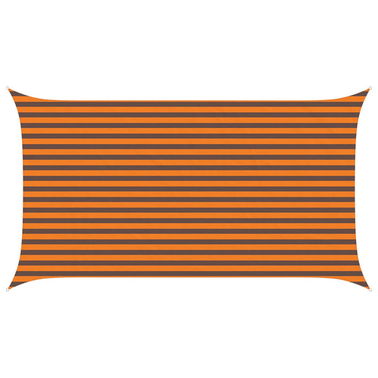 Sun Shade Sail Orange and Brown 4,5 x 2,5 m