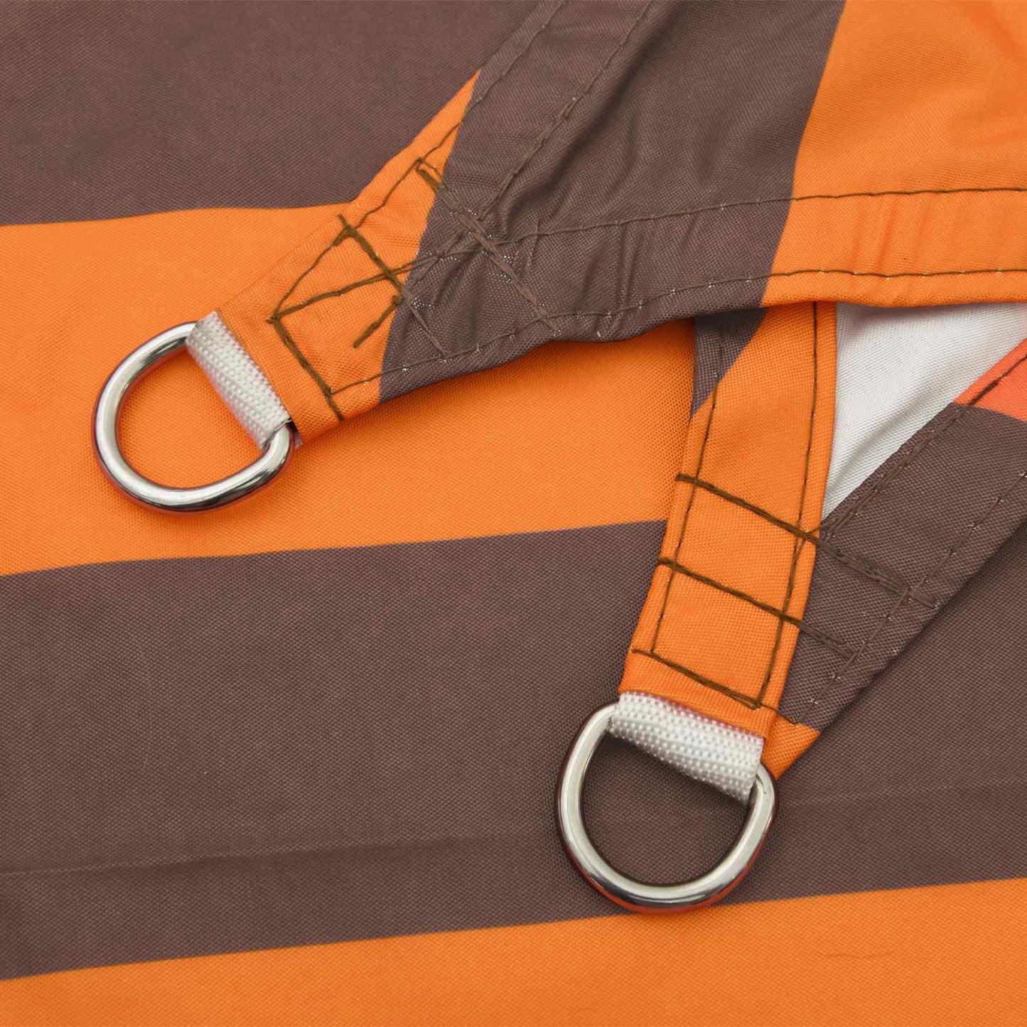 Sun Shade Sail Orange and Brown 5 x 2,5 m 100% Polyester Oxford