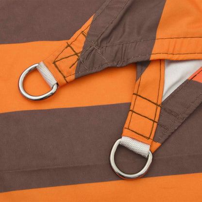 Sun Shade Sail Orange and Brown 4.5 x 3 m 100% Polyester Oxford