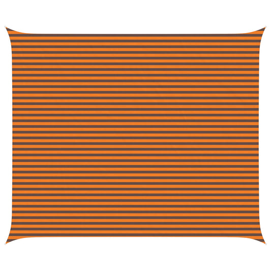 Sun Shade Sail Orange and Brown 6 x 5 m 100% Polyester Oxford
