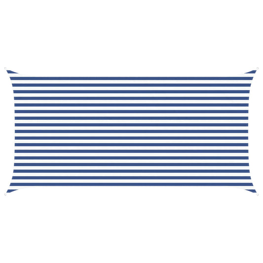 Sun Shade Sail 5 x 2,5 m 100% Polyester Oxford Rectangular