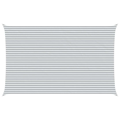 Sun Shade Sail Light Grey and White 8 x 5 m