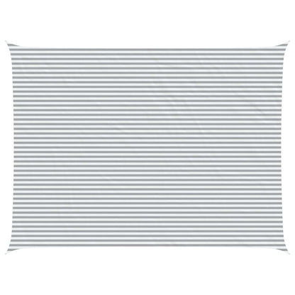 Sun Shade Sail Light Grey and White 8 x 6 m