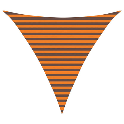 Sun Shade Sail Orange and Brown 3 x 3 x 3 m