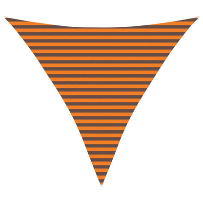 Sun Shade Sail Orange and Brown 3.6 x 3.6 x 3.6 m