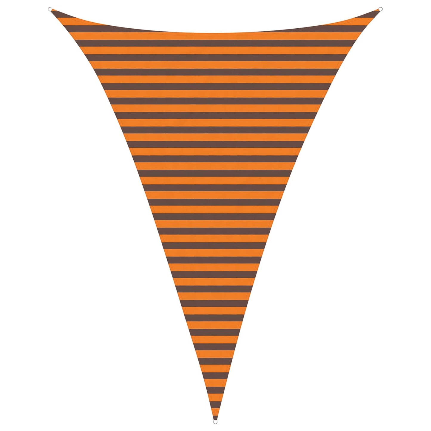 Sun Shade Sail Orange and Brown 3 x 4 x 4 m