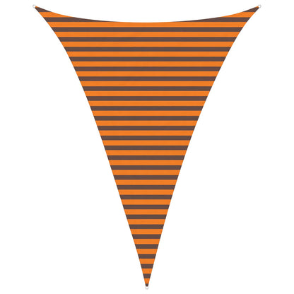 Sun Shade Sail Orange and Brown 3 x 4 x 4 m